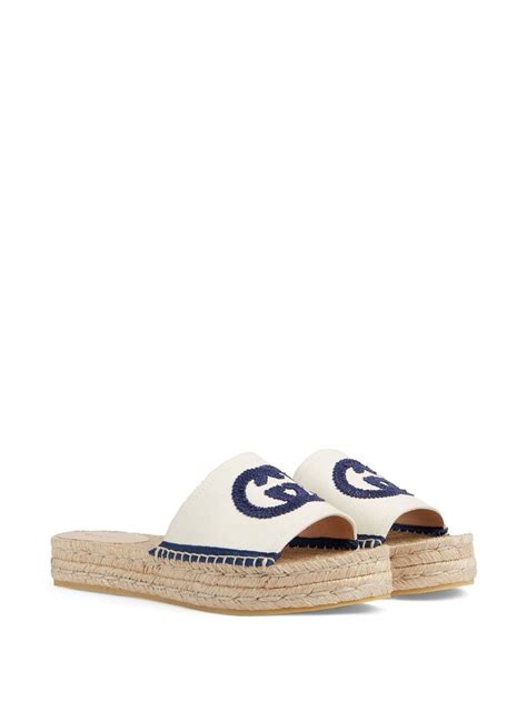 gucci slide espadrille|gucci espadrilles denim.